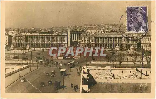 Cartes postales Paris en Flanant Vue Generale de la Place de la Concorde