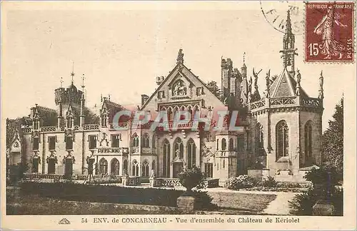 Cartes postales Env de Concarneau Vue d'ensemble du Chateau de Keriolet