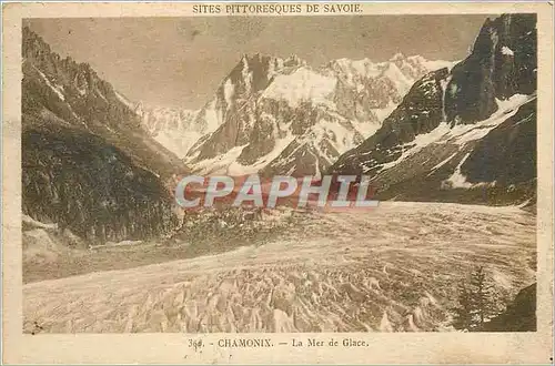 Cartes postales Chamonix La Mer de Glace