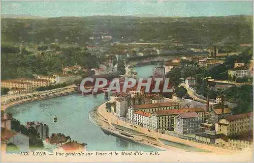 Cartes postales Lyon Vue Generale sur Vaise et le Mont d'Or