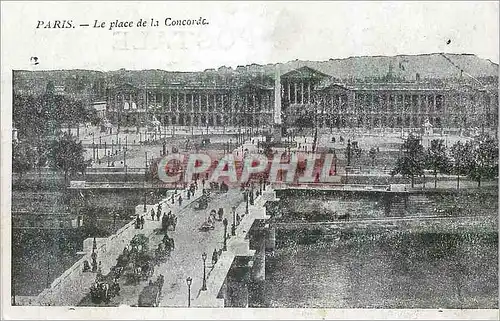 Cartes postales Paris Le Place de la Concorde