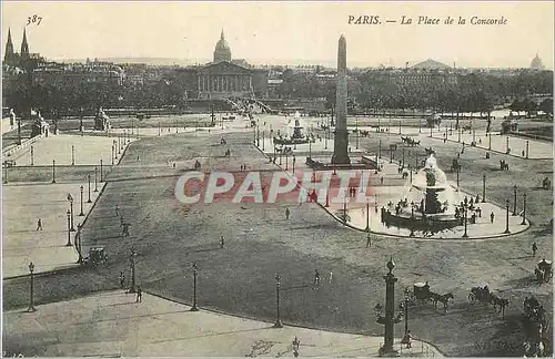 Cartes postales Paris Le Place de la Concorde