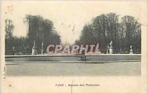 Cartes postales Paris Bassin des Tuileries