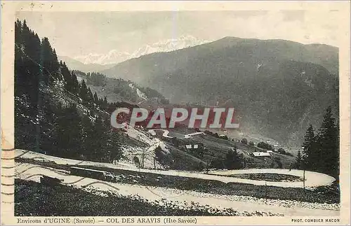 Cartes postales Environs d'Ugine (Savoie) Col des Aravis (Hte Savoie)