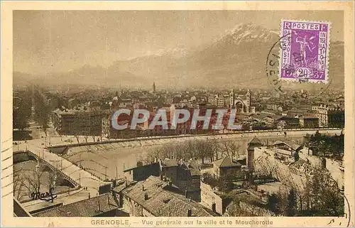 Cartes postales Grenoble Vue Generale sur la Ville et le Moucherotte