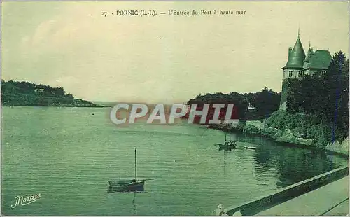 Cartes postales Pornic (L I) L'Entree du Port a Haute Mer
