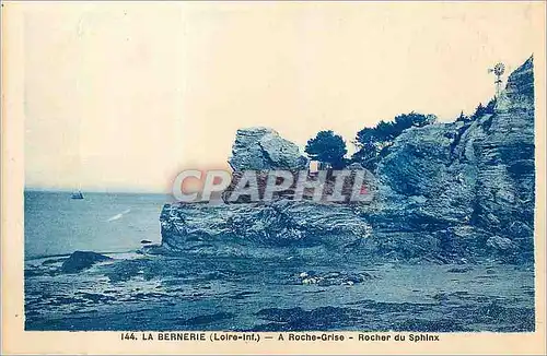 Cartes postales La Bernerie (L Inf) A Roche Grise Rocher du Sphinx