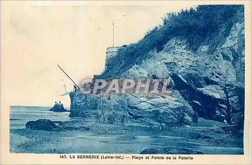 Ansichtskarte AK La Bernerie (L Inf) Plage et Pointe de la Patorle Peche