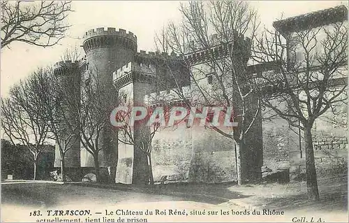 Cartes postales Tarascon Le Chateau du Roi Rene Situe sur les Bords du Rhone