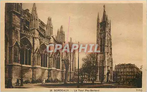 Cartes postales Bordeaux La Tour Pey Berland