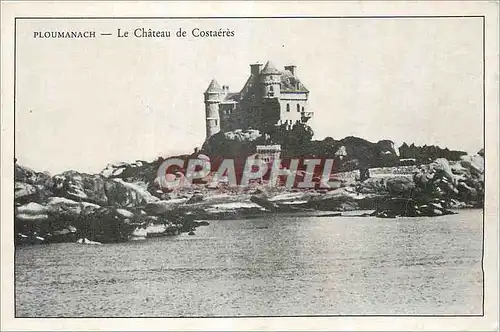Cartes postales Ploumanach Le Chateau de Costaeres