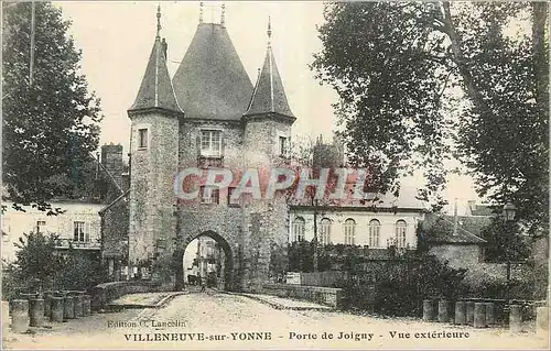 Ansichtskarte AK Villeneuve sur Yonne Porte de Joigny Vue Exterieure