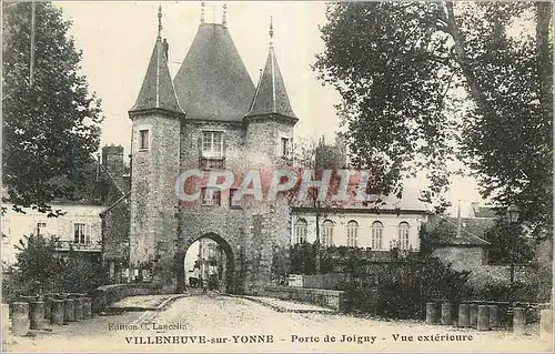 Cartes postales Villeneuve sur Yonne Porte de Joigny Vue Exterieure