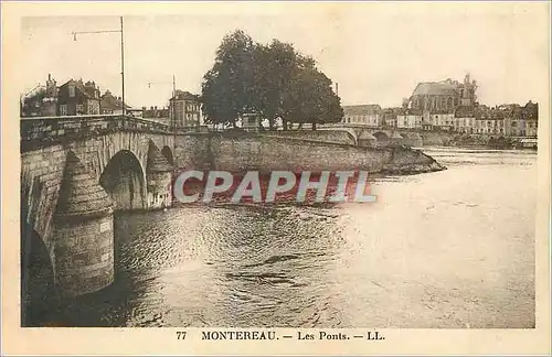 Ansichtskarte AK Montereau Les Ponts