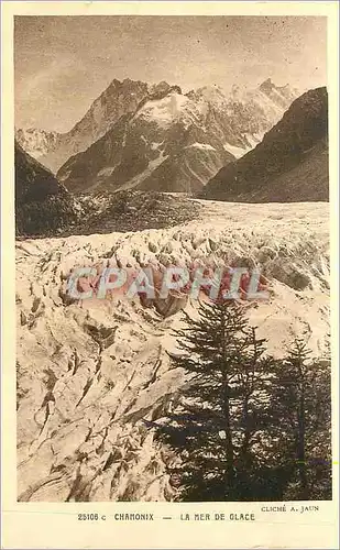 Cartes postales Chamonix Mer de Glace