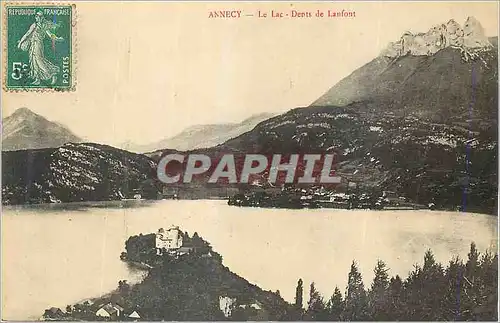 Cartes postales Annecy Le Lac Dents de Lanfont