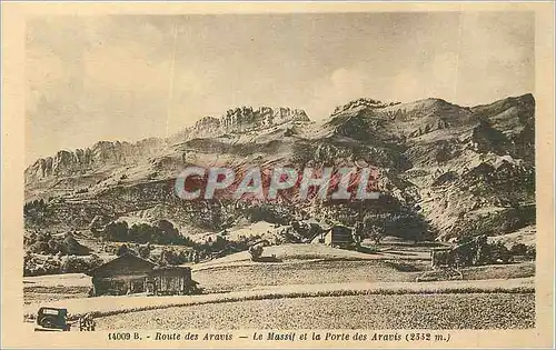 Cartes postales Route des Aravis Le Massif et la Porte des Aravis (2332 m)