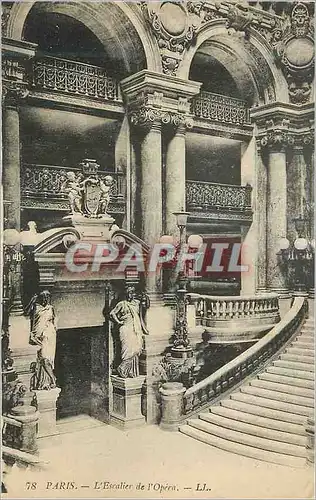 Cartes postales Paris L'Escalier de L'Opera