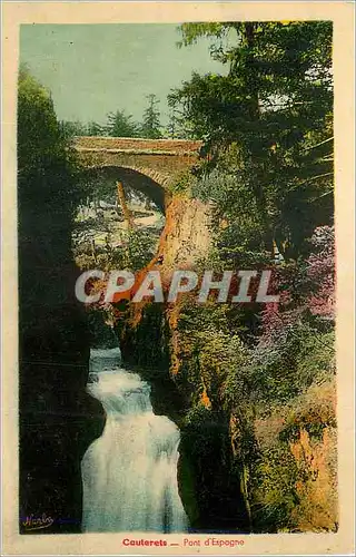 Ansichtskarte AK Cauterets Pont d'Espagne