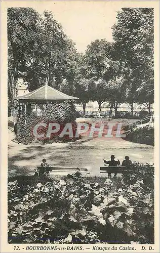 Cartes postales Bourbonne les Bains Kiosque du Casino