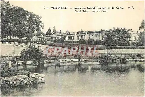 Cartes postales Versailles Palais du Grand Trianon et le Canal
