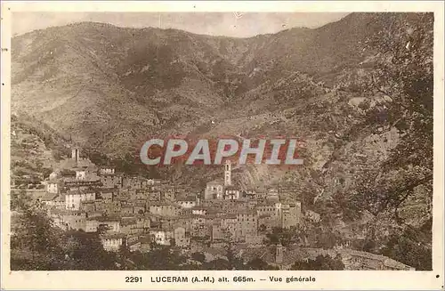 Cartes postales Luceram (A M) alt 665 m Vue Generale