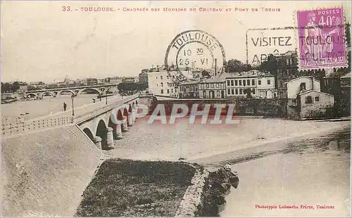 Ansichtskarte AK Toulouse Moulins du Chateau et Pont de Tounie