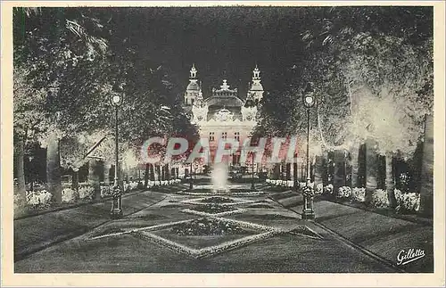 Cartes postales Monte Carlo Cote d'Azur Artistique La Nuit Le Casino