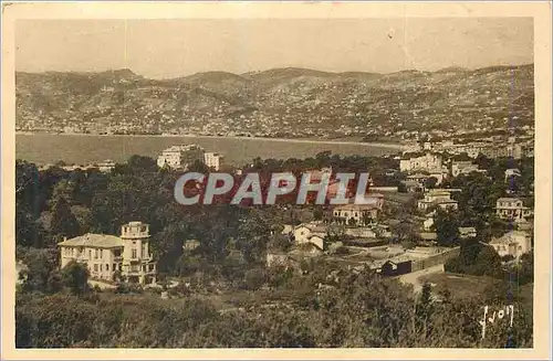 Ansichtskarte AK Juns les Pins (Alpes Maritimes) Cote d'Azur Vue Generale prise du Phare de la Garoupe