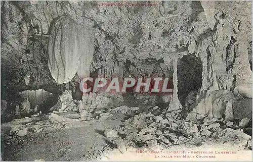 Ansichtskarte AK Ussat les Bains Grottes de Lomerives La Salle des Mille Colonnes
