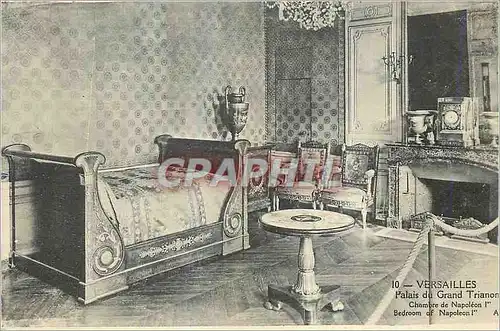 Ansichtskarte AK Versailles Palais du Grand Trianon Chambre de Napoleon Ier