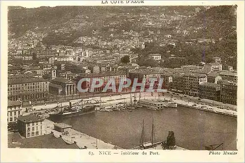 Cartes postales Nice Interieur du Port