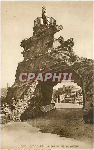 Cartes postales Biarritz Le Rocher de la Vierge