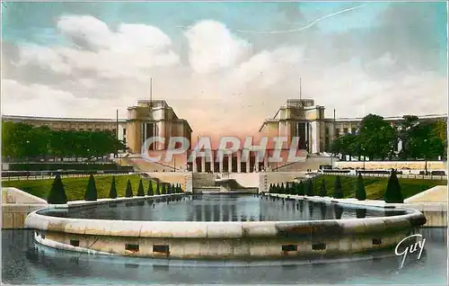 Cartes postales moderne Paris et ses Merveilles Le Palais de Chaillot vu des Jardins