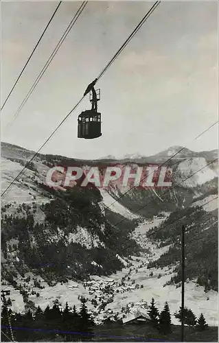 Cartes postales moderne Morzine altit 1000m Telepherique du Plenay vallee des Ardoisieres