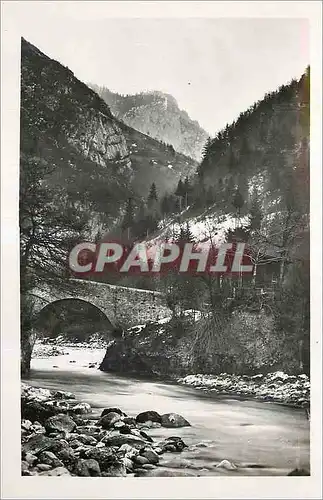 Moderne Karte Vallee de la Dranse (Haute Savoie) au Pont de Bloge