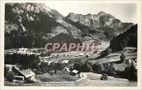 Cartes postales moderne Abondance Hte Savoie vue Generale et le Mt Chauffe