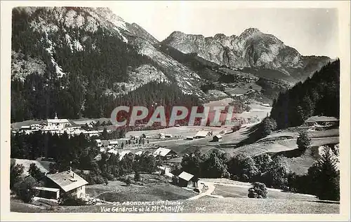 Moderne Karte Abondance Hte Savoie vue Generale et le Mt Chauffe