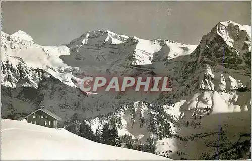 Moderne Karte Cabane de Planachaux sur Champery Alt 1767m St de Bonaveau Ruan et Dome