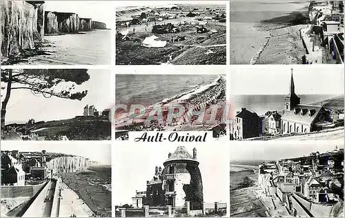 Cartes postales moderne Ault Onival Ault les Falaises Onival le Camping Ault la Plage