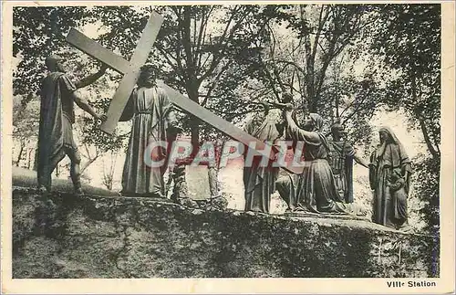 Ansichtskarte AK Station Jesus Console les Filles de Jerusalem qui le Suivent