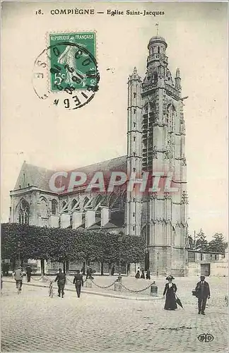 Cartes postales Compiegne Eglise Saint Jacques