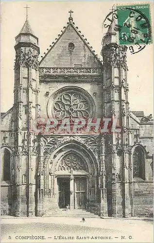 Cartes postales Compiegne l'Eglise Saint Antoine
