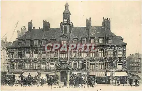 Cartes postales Lille la Bourse