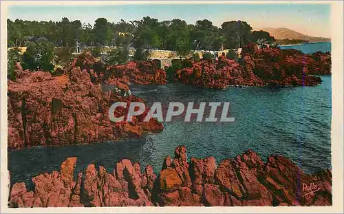 Moderne Karte Saint Raphael (Var) le Parc Santa Lucia la Cote d'Azur