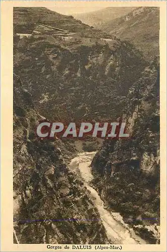 Cartes postales Gorges de Daluis (Alpes Mar)