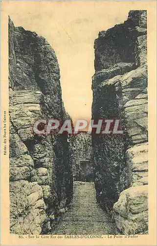 Cartes postales Sur la Cote Est des Sables d'Olonne le Puits d'Enfer