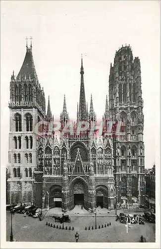 Moderne Karte Rouen (Seine Inf) la Cathedrale Notre Dame