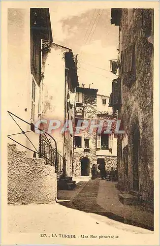 Moderne Karte La Turbie une Rue Pittoresque