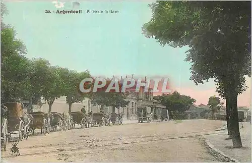 Cartes postales Argenteuil Place de la Gare